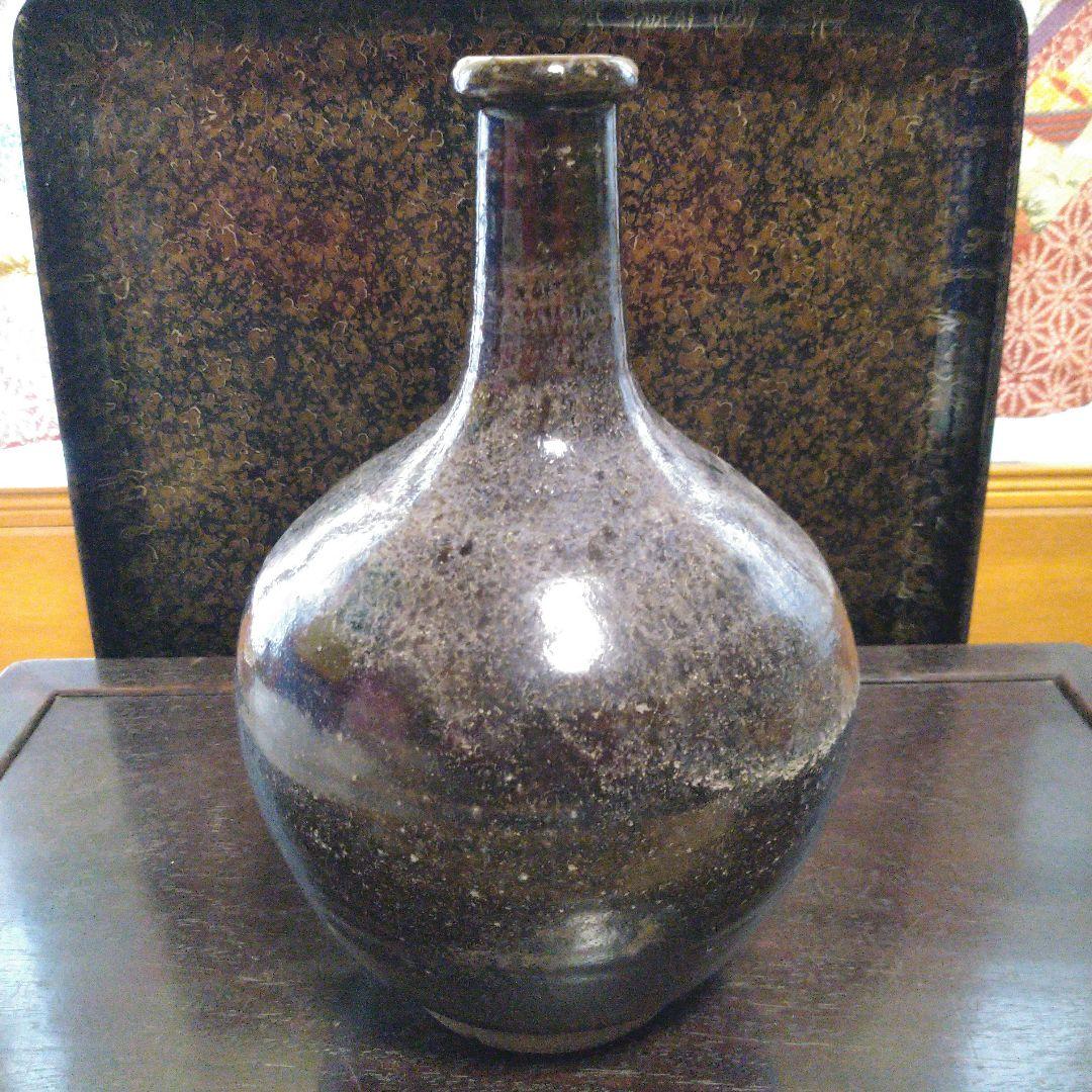 NO355 鍛冶町焼　徳利　岩手県