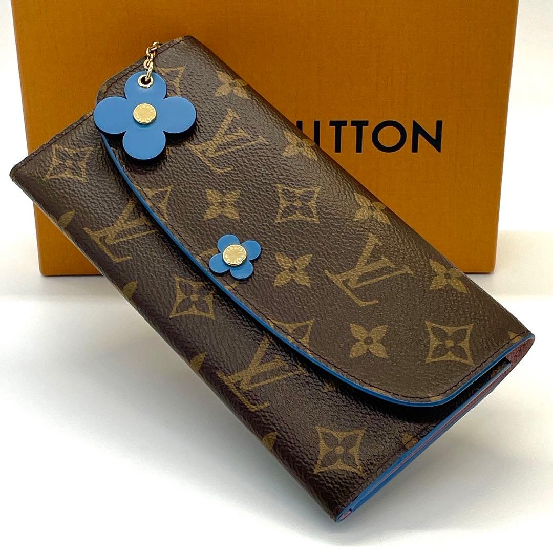 鑑定済✨ルイヴィトン✨モノグラム ポルトフォイユ エミリー フラワー