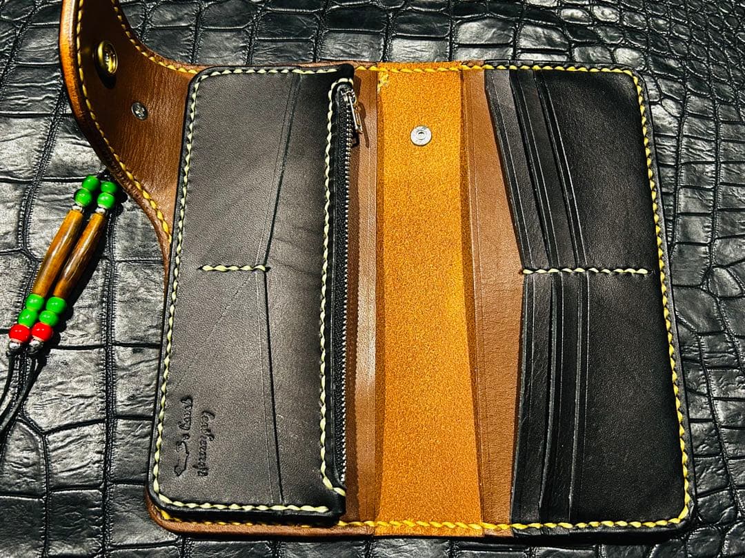 Gravy Leather 栃木レザー 本革 長財布 ファニー ホワイトハーツ