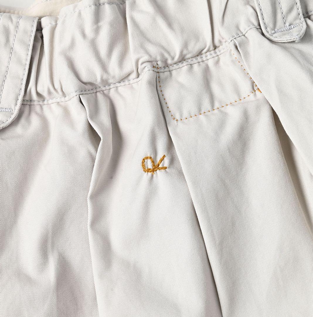 新品 45R 薄ギャバのブルマパンツ キュロット アンティークホワイト