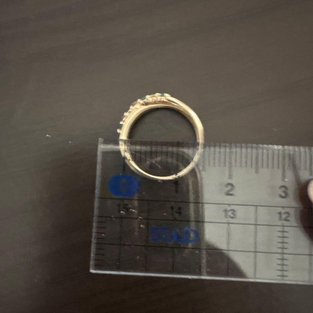 K10YG エメラルドリング TSUTSUMI
