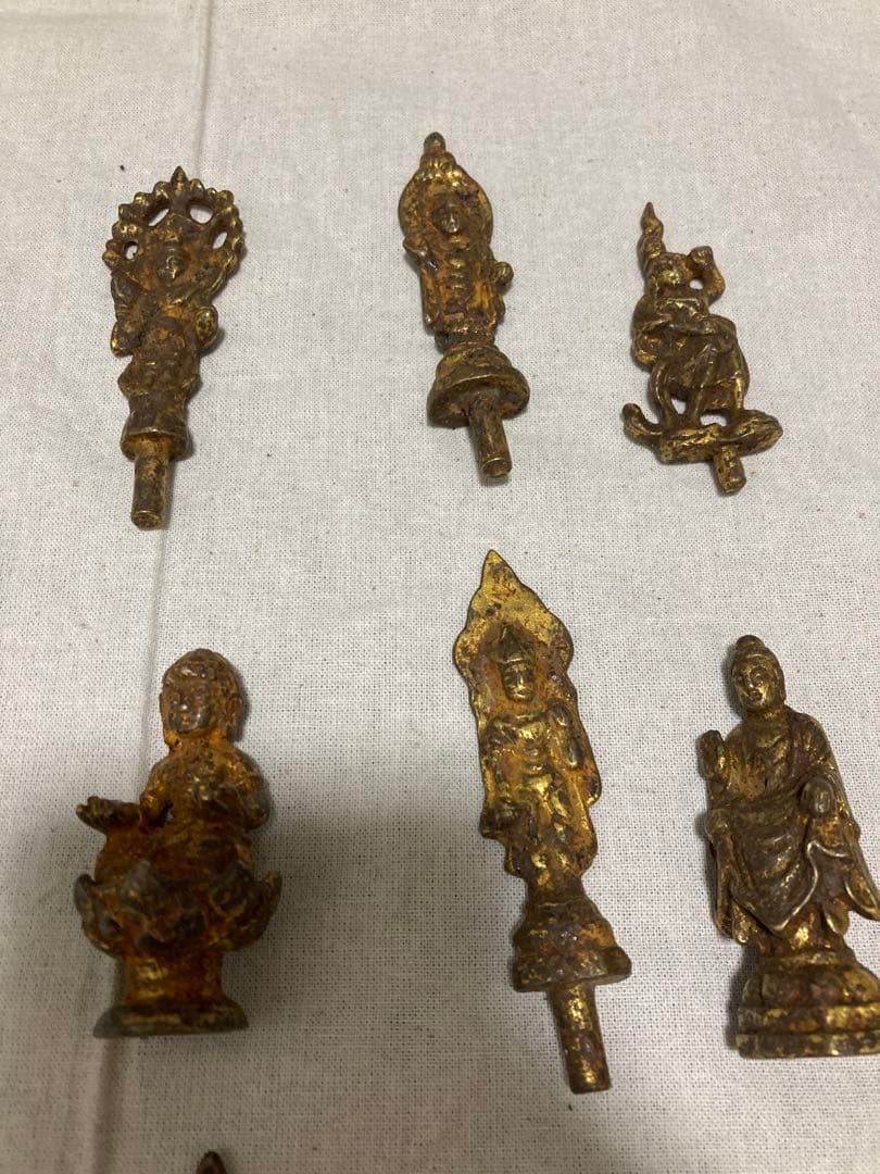 仏像 15点セット 銅製 約6㎝ - メルカリ