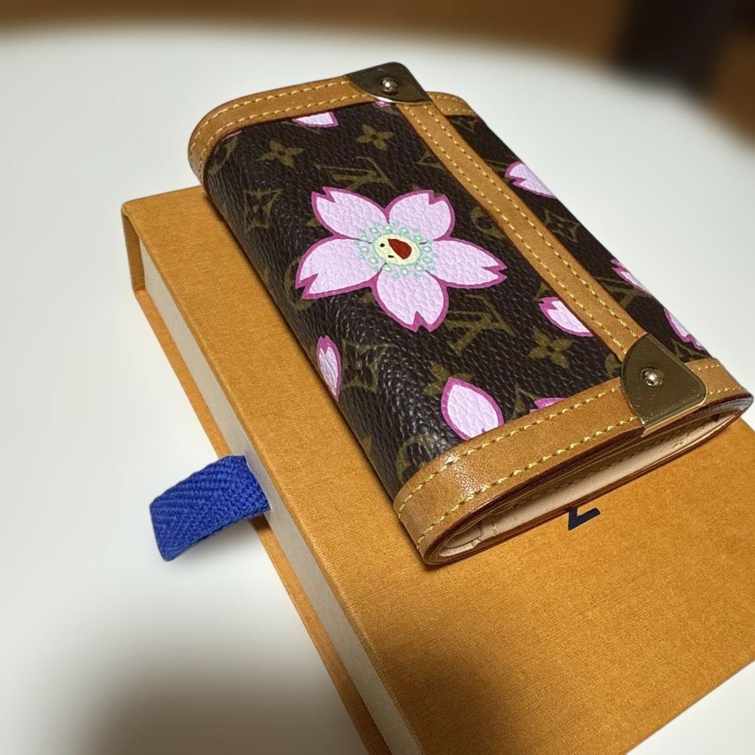 ルイヴィトン モノグラム チェリーブロッサム ポシェットクレ ケース