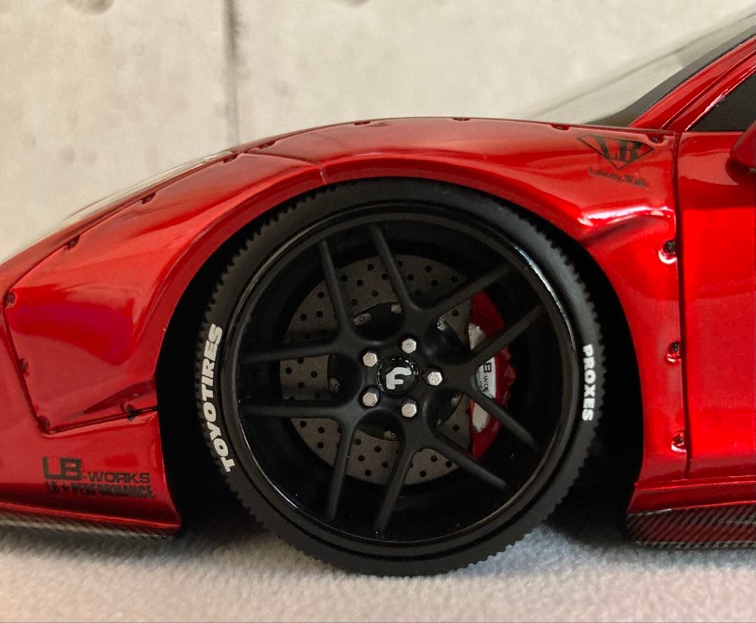 【限定10台】LBWK 1/18 フェラーリ 458 メタリックコルサ　新品