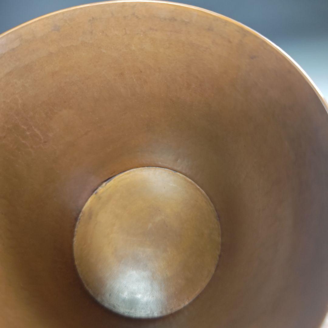 ウ285 健水『玉川堂』『銀古味 銅製健水 こぼし 共箱』茶道具