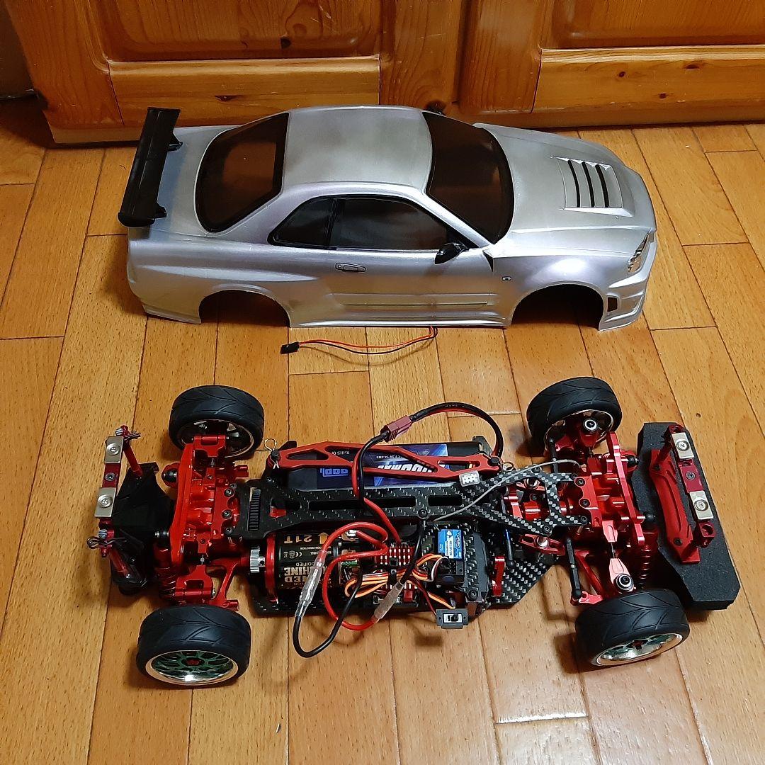 タミヤ ドリフト ラジコン フルセット 改造 TT02 34 ボディ TT01