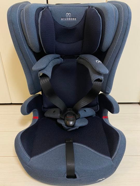 エールべべジュニアシートパパット2 デニムブルー新品