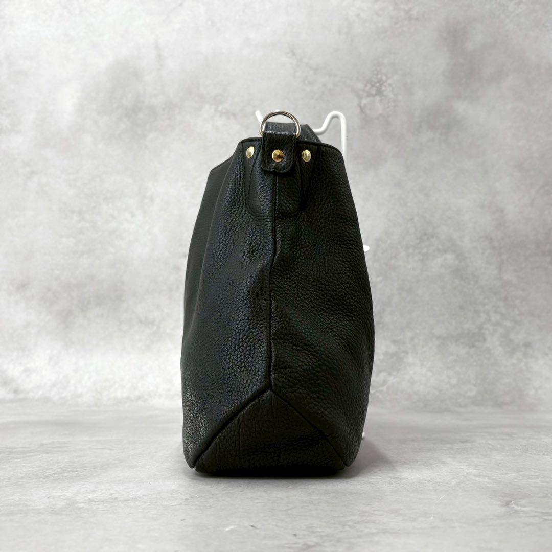 極美品◎アタオ　エルヴィ　ハンドバッグ　ショルダー　2way ゴールドプレート