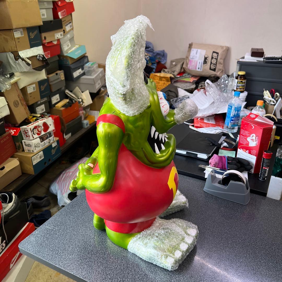 超希少カラーラットフィンクビックバンクメタリックグリーン約64センチ