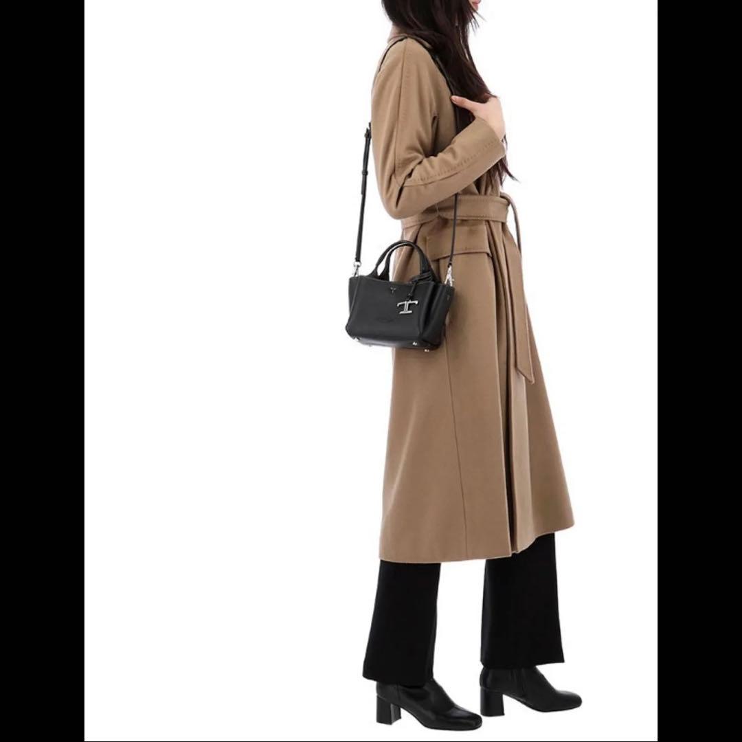 TOD'S T Timeless マイクロ ショルダーバッグ ブラック