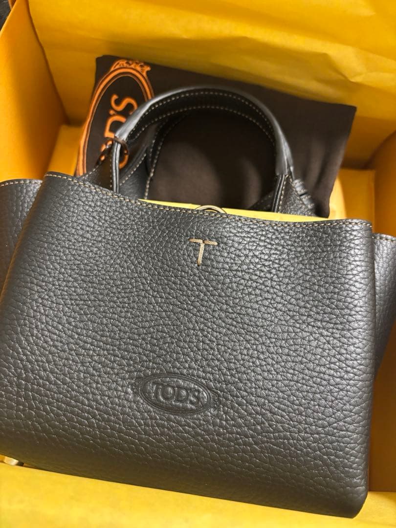 TOD'S T Timeless マイクロ ショルダーバッグ ブラック