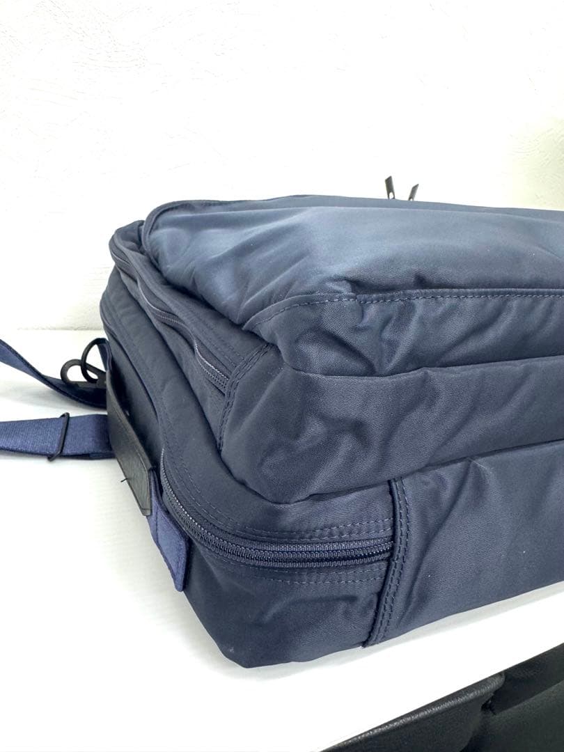 【美品 】PORTER TIME タイム 3WAY ネイビー ビジネスバッグ