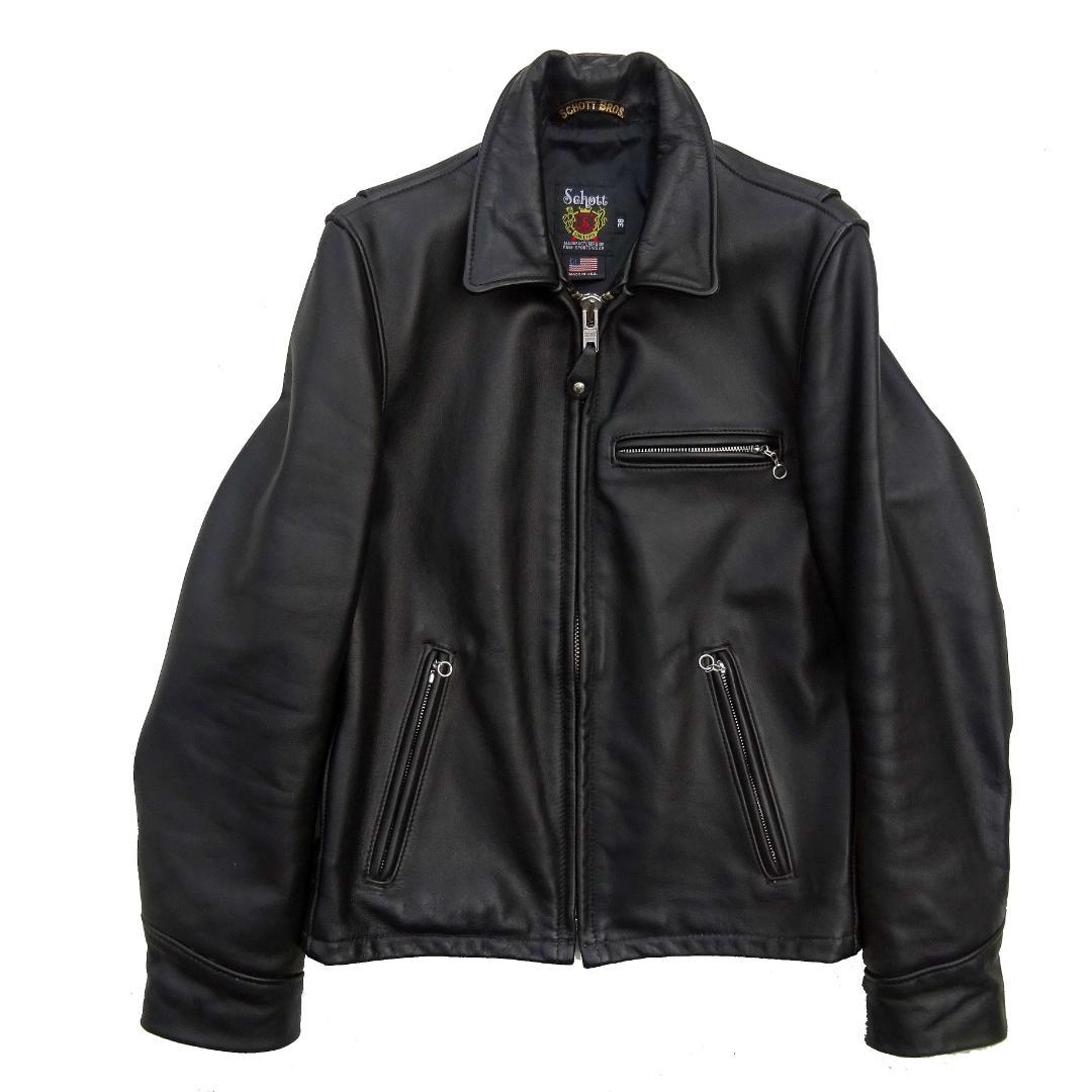 米国製Schottショット103USトラッカー7209シングルライダース38牛革 waiper_scjw03011204