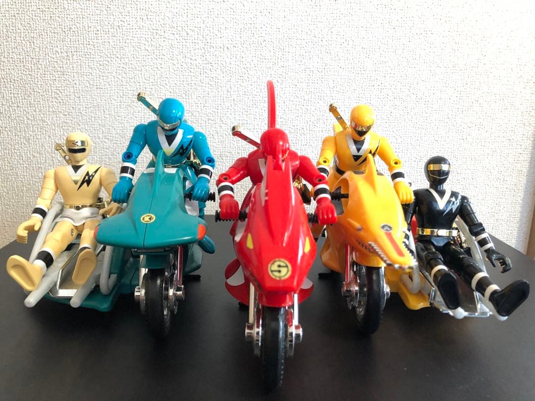 忍者戦隊カクレンジャー プラデラ フィギュア 外箱付き パーツ全て