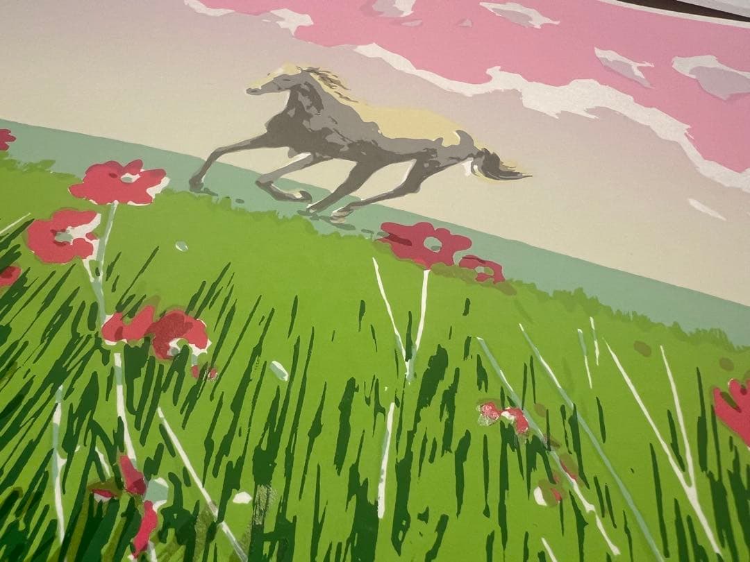 楽天市場】本間武男 シルクスクリーン版画の通販 風とコスモス シルク