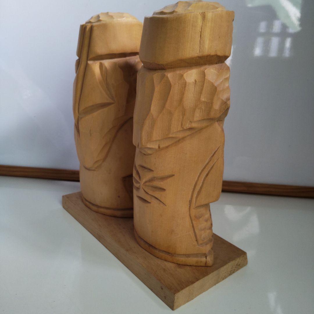 北海道アイヌ民族木彫り人形