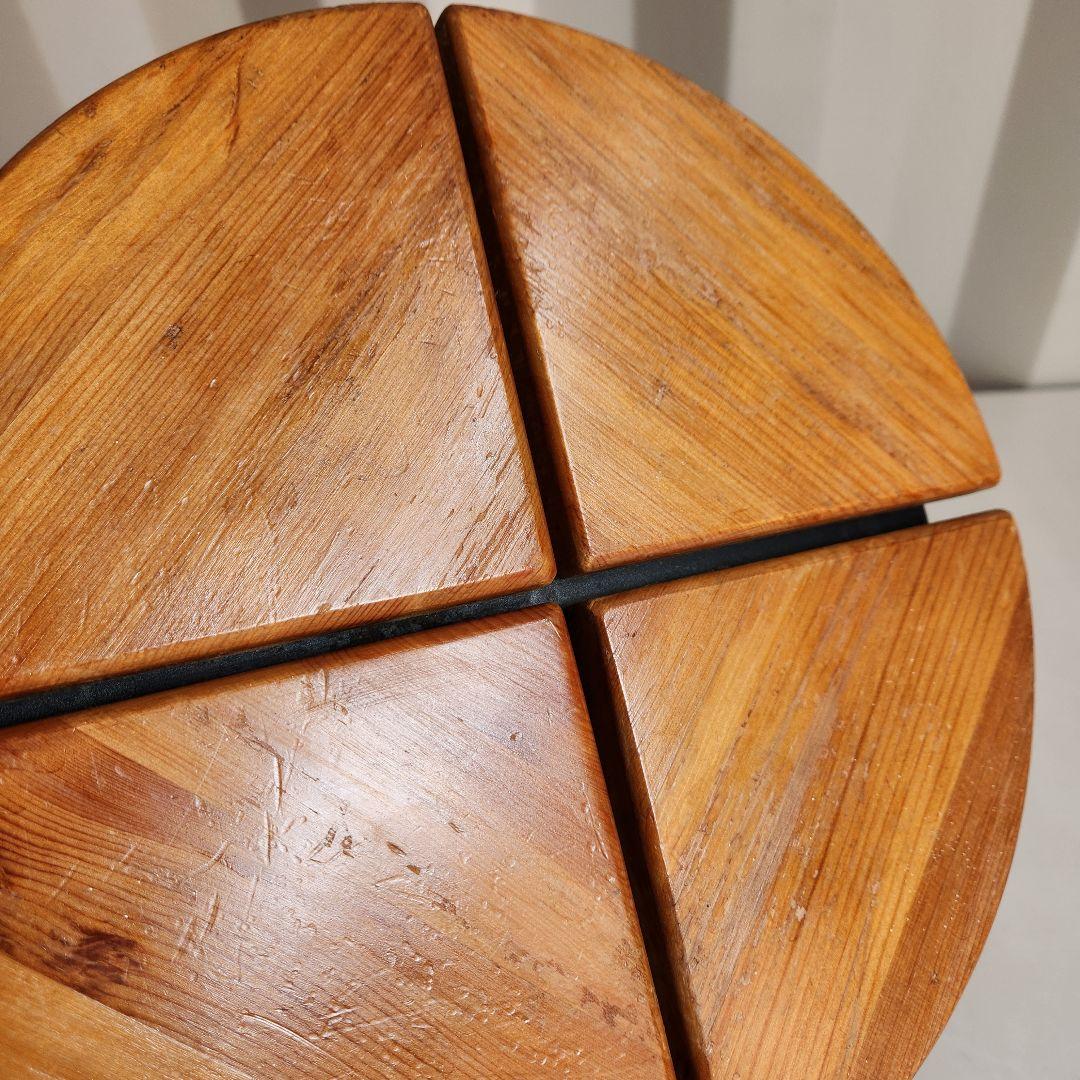 廃盤　希少モデル　IKEA AGNE スツール　椅子　パイン無垢材