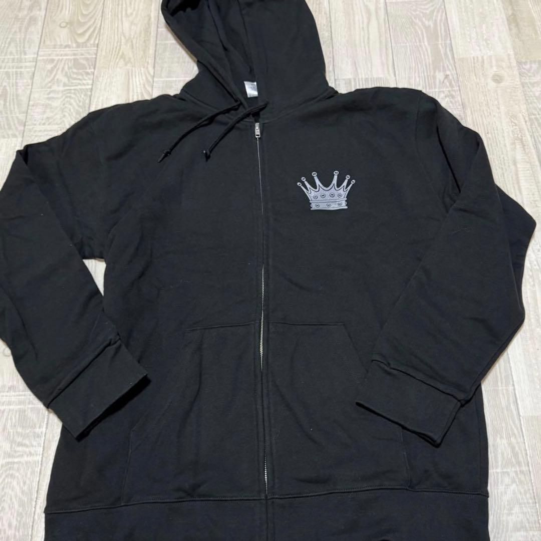 スターダム　渡辺桃　ジップパーカー　直筆サイン　黒