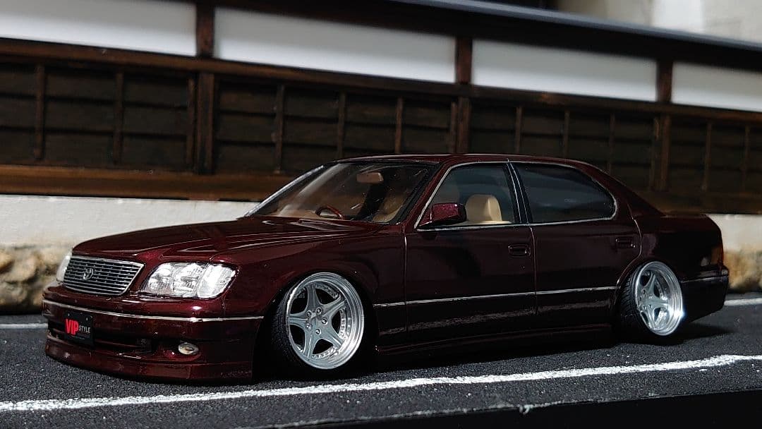 1/24 アオシマ 20セルシオ 完成品