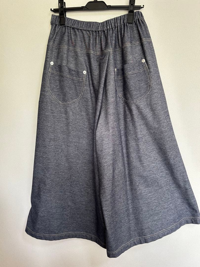 i+mu】美品スカート見えするパンツガウチョパンツ