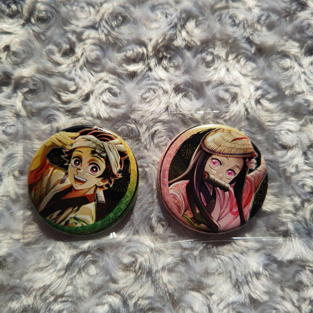 鬼滅の刃 阿波おどり 2025 炭治郎 禰豆子 缶バッジ - メルカリ