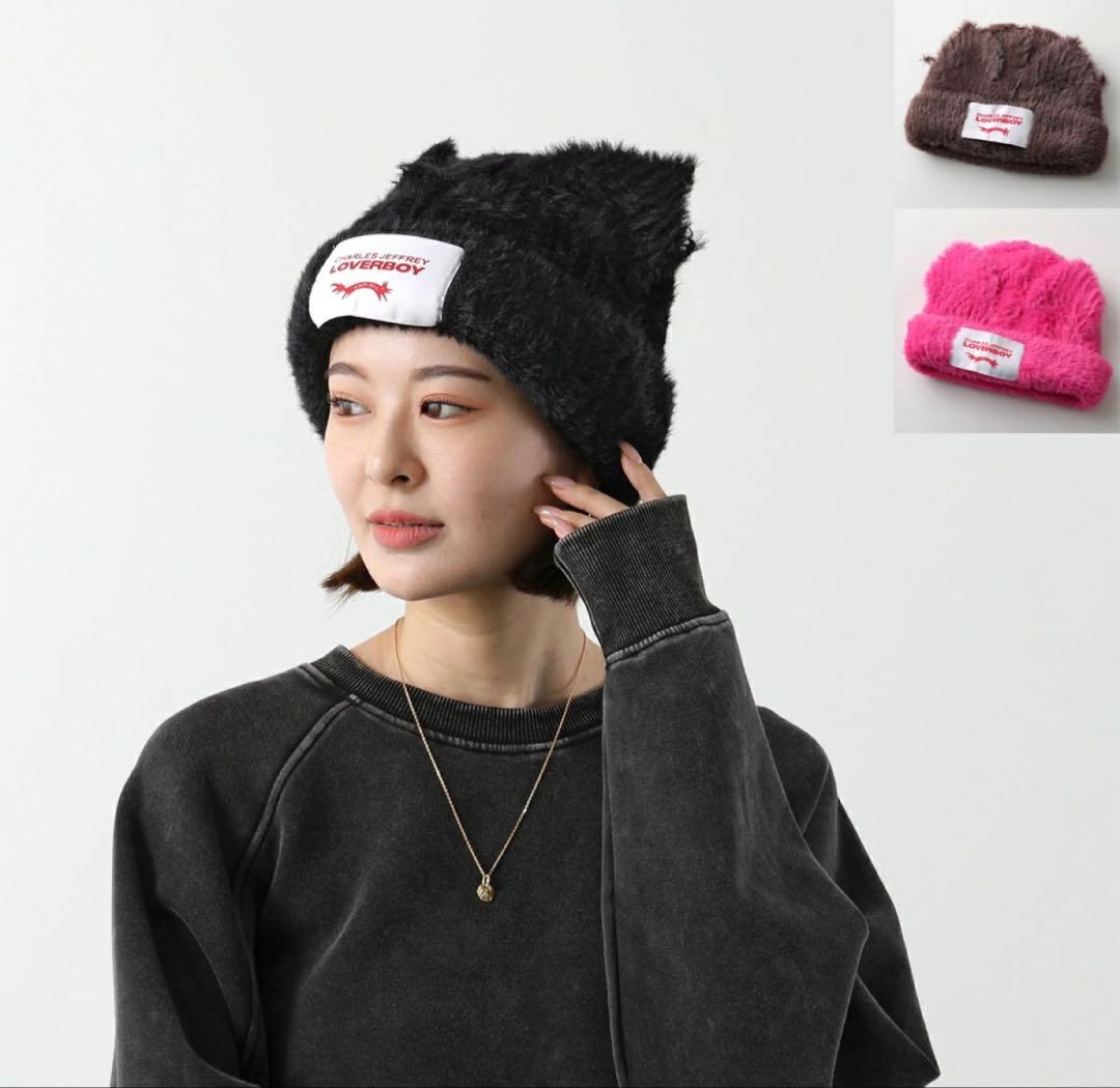 CHARLES JEFFREY LOVERBOY ラバーボーイ 猫耳 ビーニー ビーニーハット