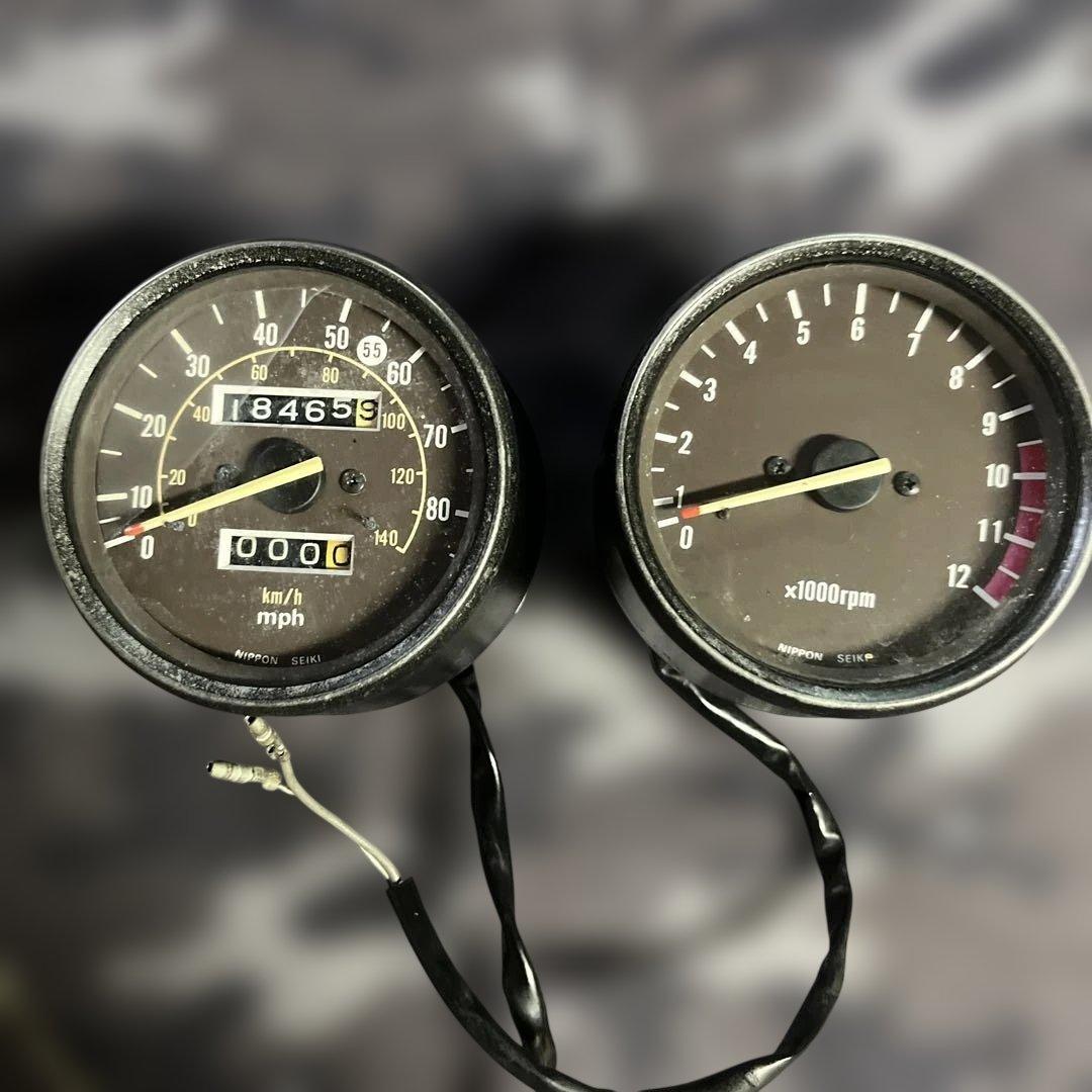 CB400F系統 スピードメーター、タコメーター 純正 動作確認済み