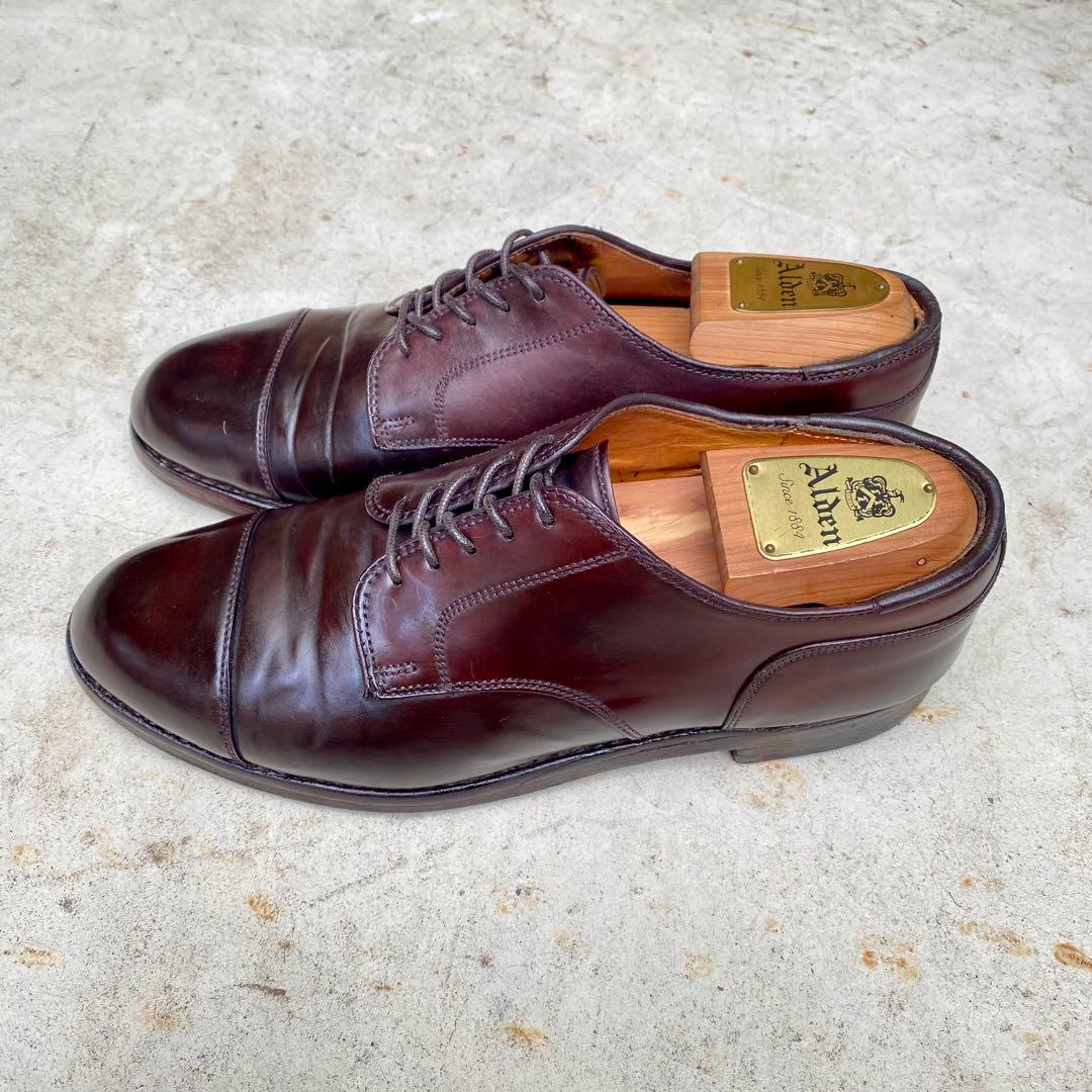はなまる様Alden2160★サイズ7E★コードバン★バーガンディ★ストレートチ