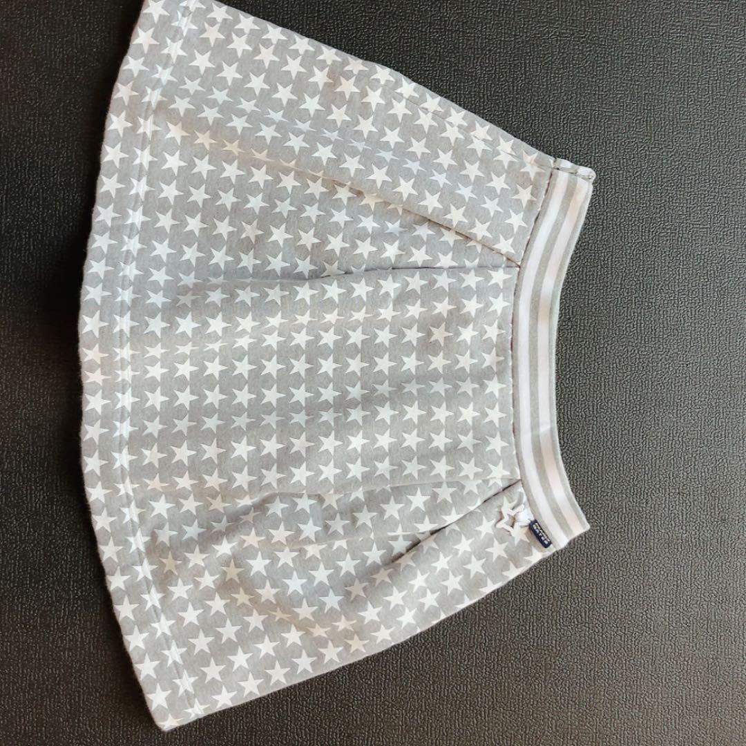 美品　パーリーゲイツ　裏起毛　セットアップ　ジャケット　スカート　星　スター