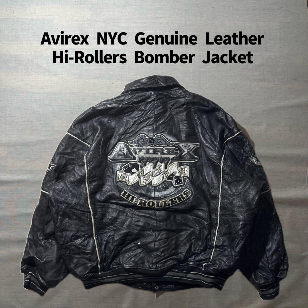 AVIREXアヴィレックス ハイローラー レザージャケット ヒップホップ 本