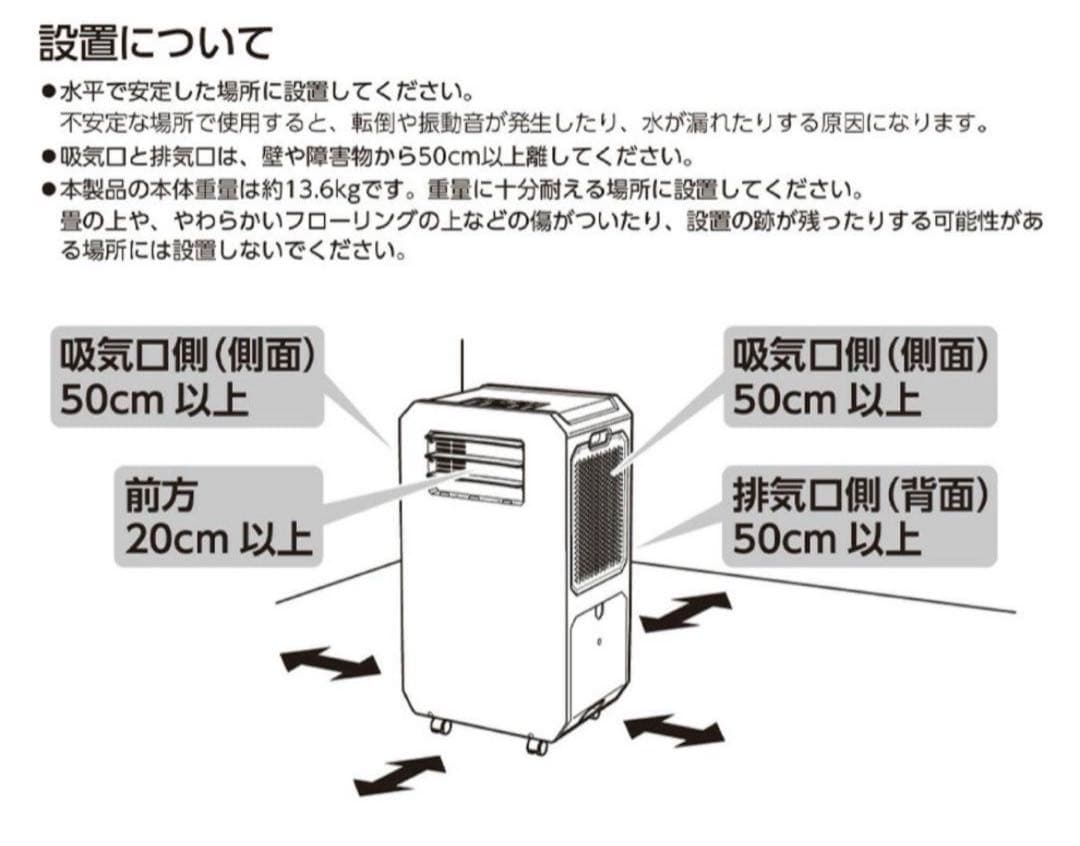 THREEUP 排熱ダクトレス スポットクーラー DL-T2501WH 完売品