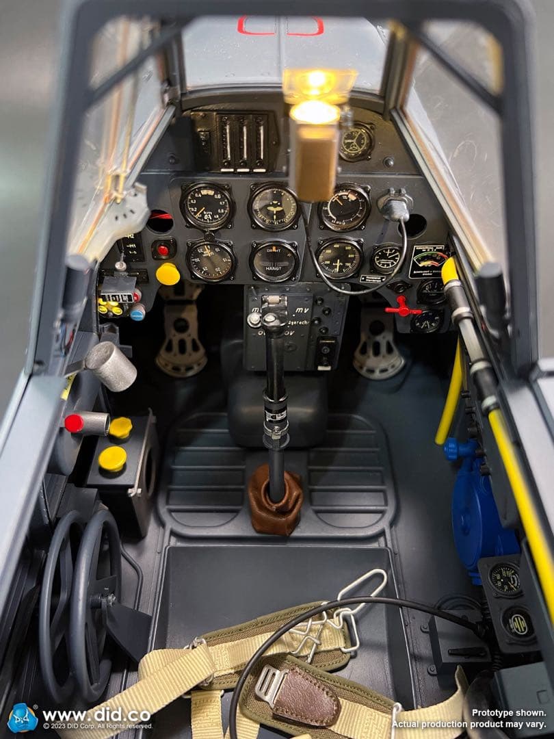 1/6 DID社　WW2ドイツ空軍　メッサーシュミットBf109 コックピット