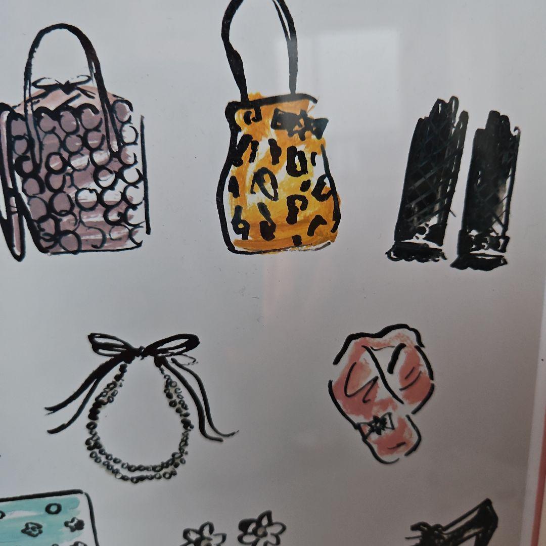 インテリア　イラスト額入り画　TOCCA