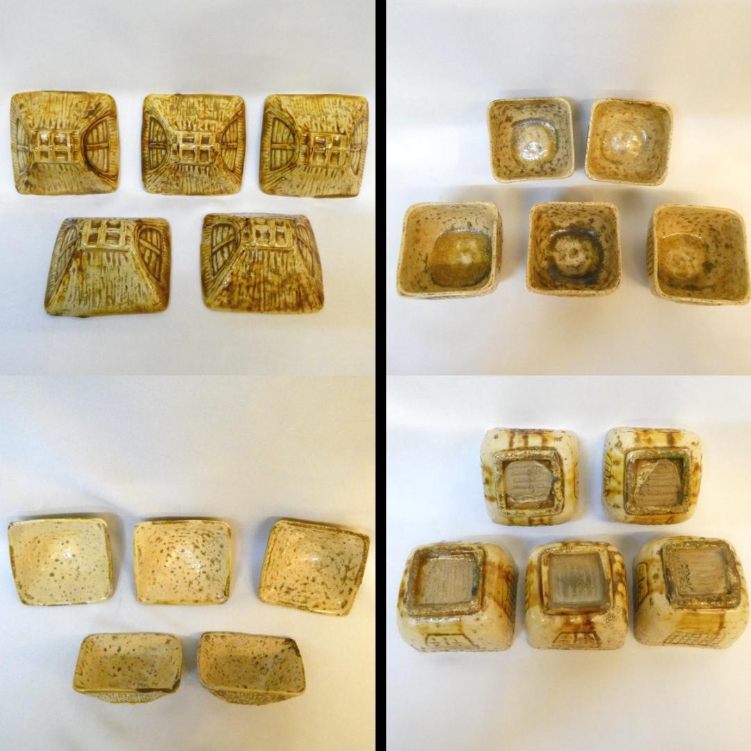 源内焼 平賀源内（平賀鳩渓）作 葛屋式 吸物碗 五客揃