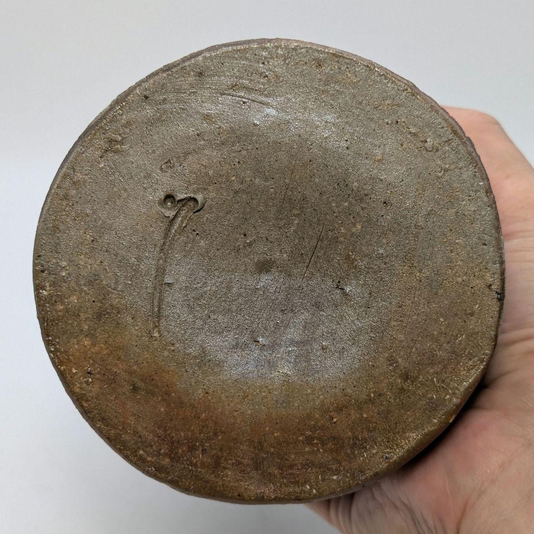 伝統工芸士 高原敏 備前焼 細水指A 共箱共布 水差し 茶道具 茶器