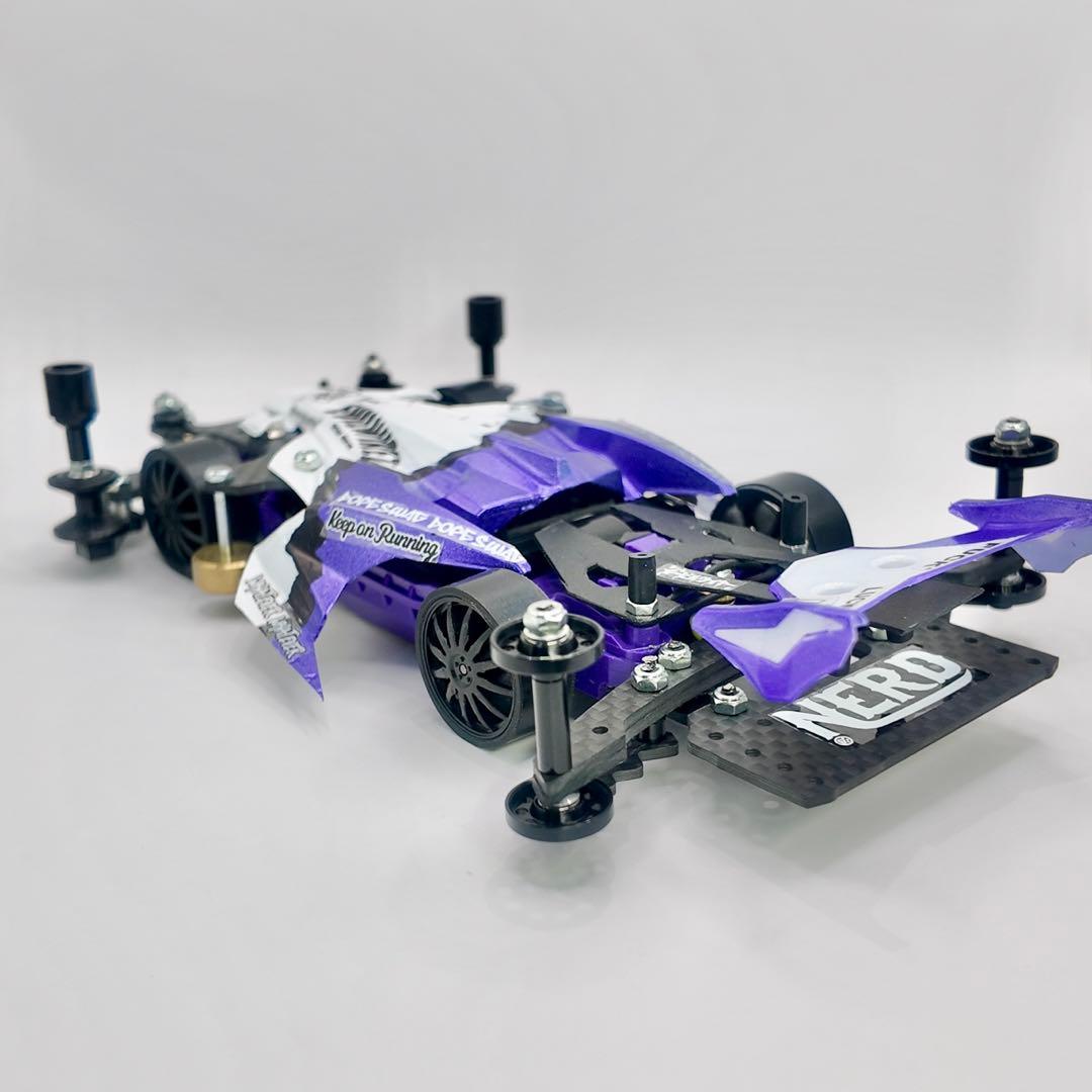 ミニ四駆 完成品 MSフレキ アバンテmk3 アズール full custom MSフレキ