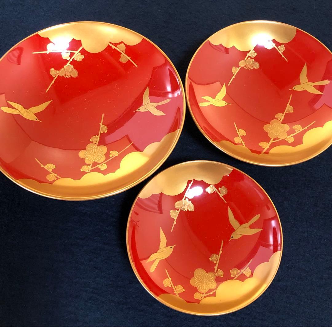 《レ》輪島塗 蒔絵付 屠蘇器 漆光堂造 木製漆器 共箱 251110う5