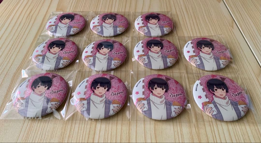 ヘタリア マルイ 缶バッジ 日本×11個 - メルカリ