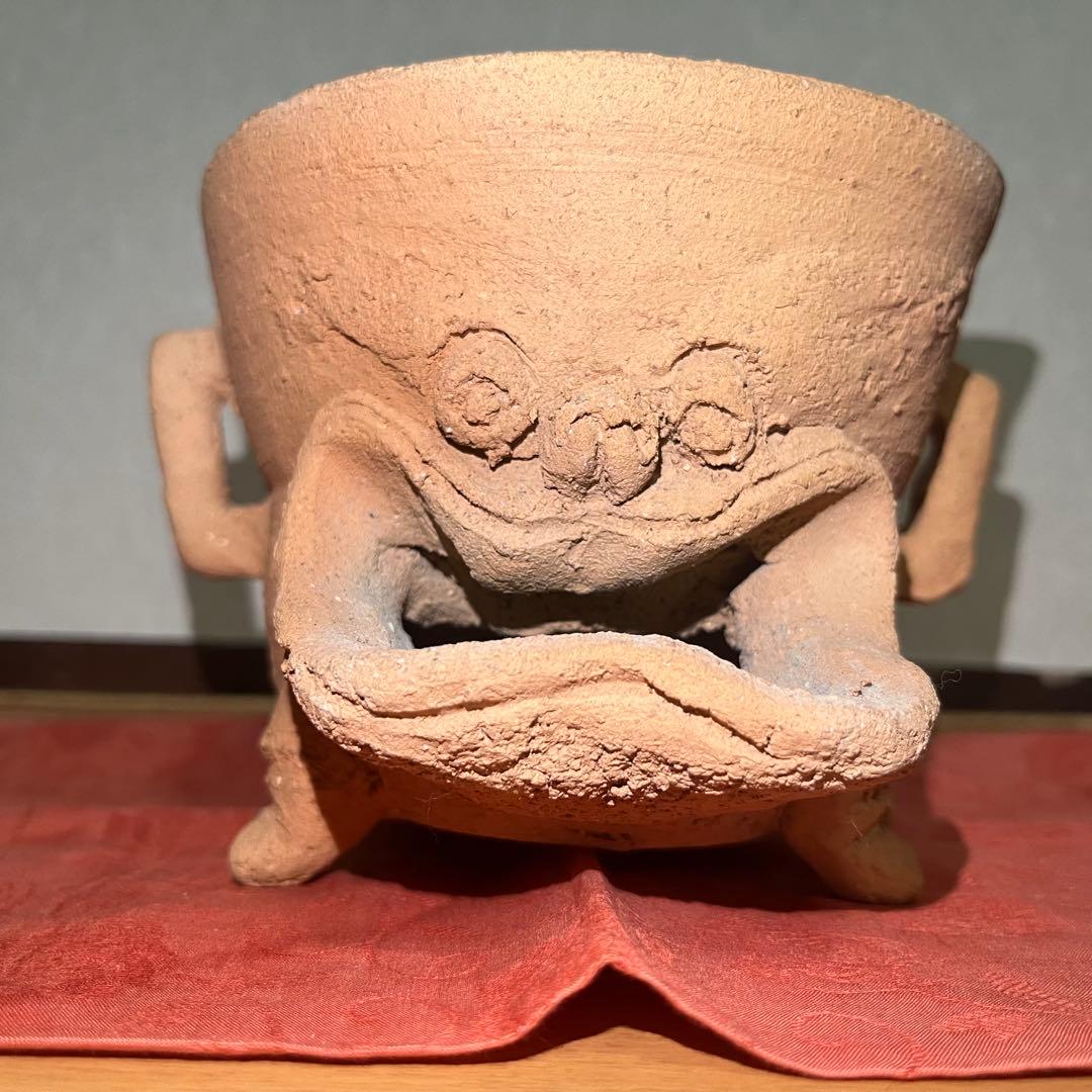 鈴*木様 煎茶道具 炉 鬼面地小爐 一方堂造