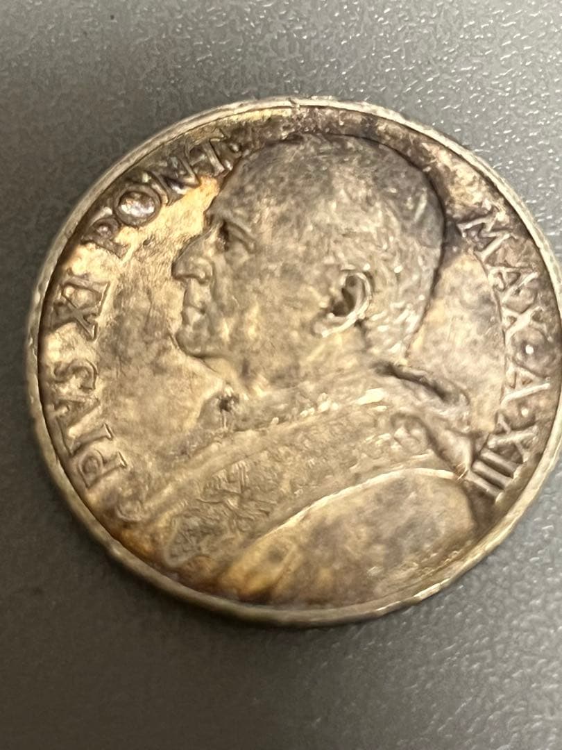 バチカン・リラ - Wikipedia イタリア バチカン 10リラ 銀貨 ピオ6世