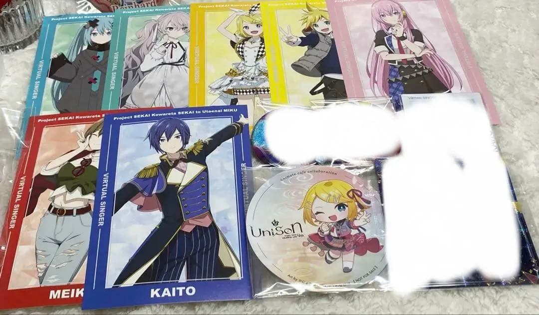 プロセカ 缶バッジ エピカ 箔押し ノーブルアート 特典 色紙