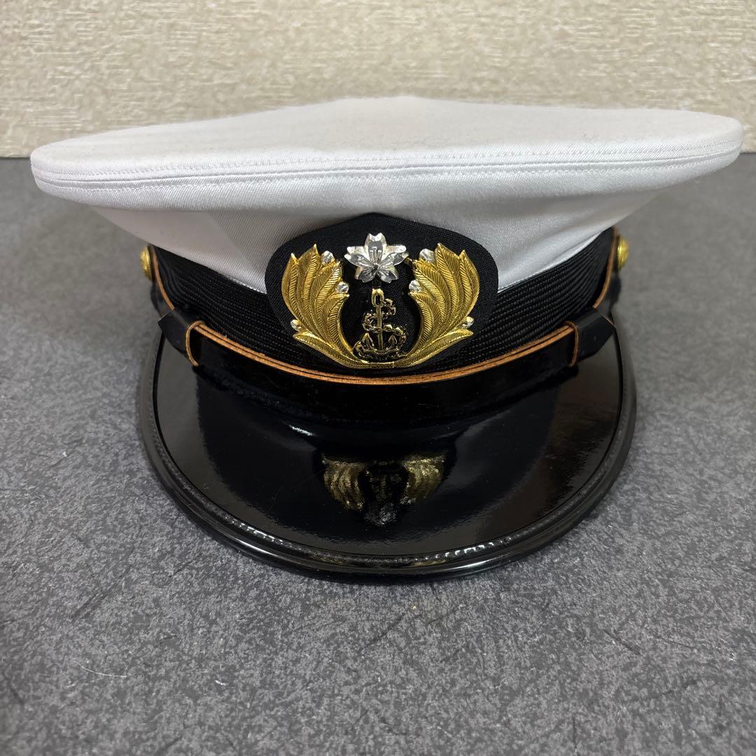 海上自衛隊 制帽 宮地洋服店※官給品ではない 59cm