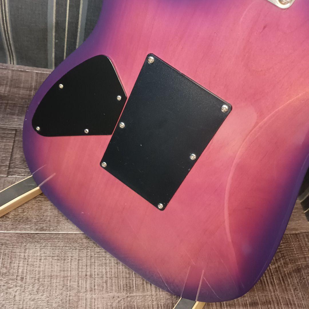 キルトメイプル パープル 紫 エレキギター ストラトキャスター Duncan