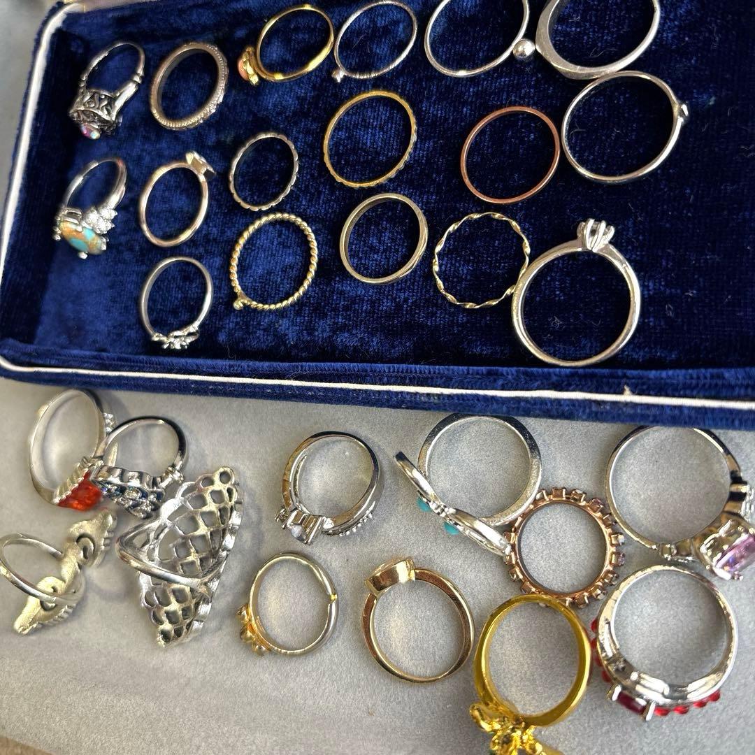 リング　指輪　大ぶり　細身　ゴールド　金　遺品整理　レディース　まとめ売り　大量