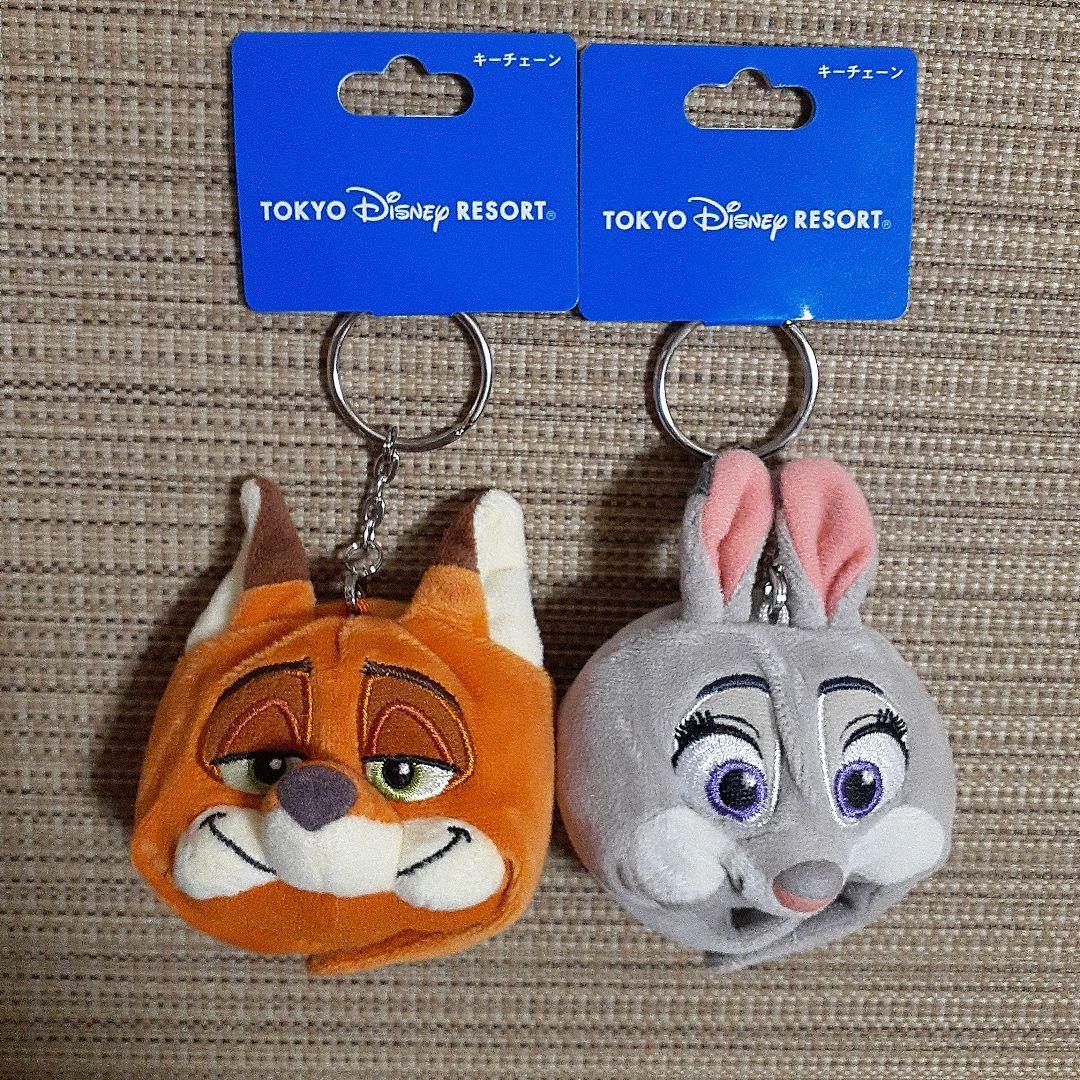 ズートピア ニック ジュディ ファンキャップ キーチェーン マスコット