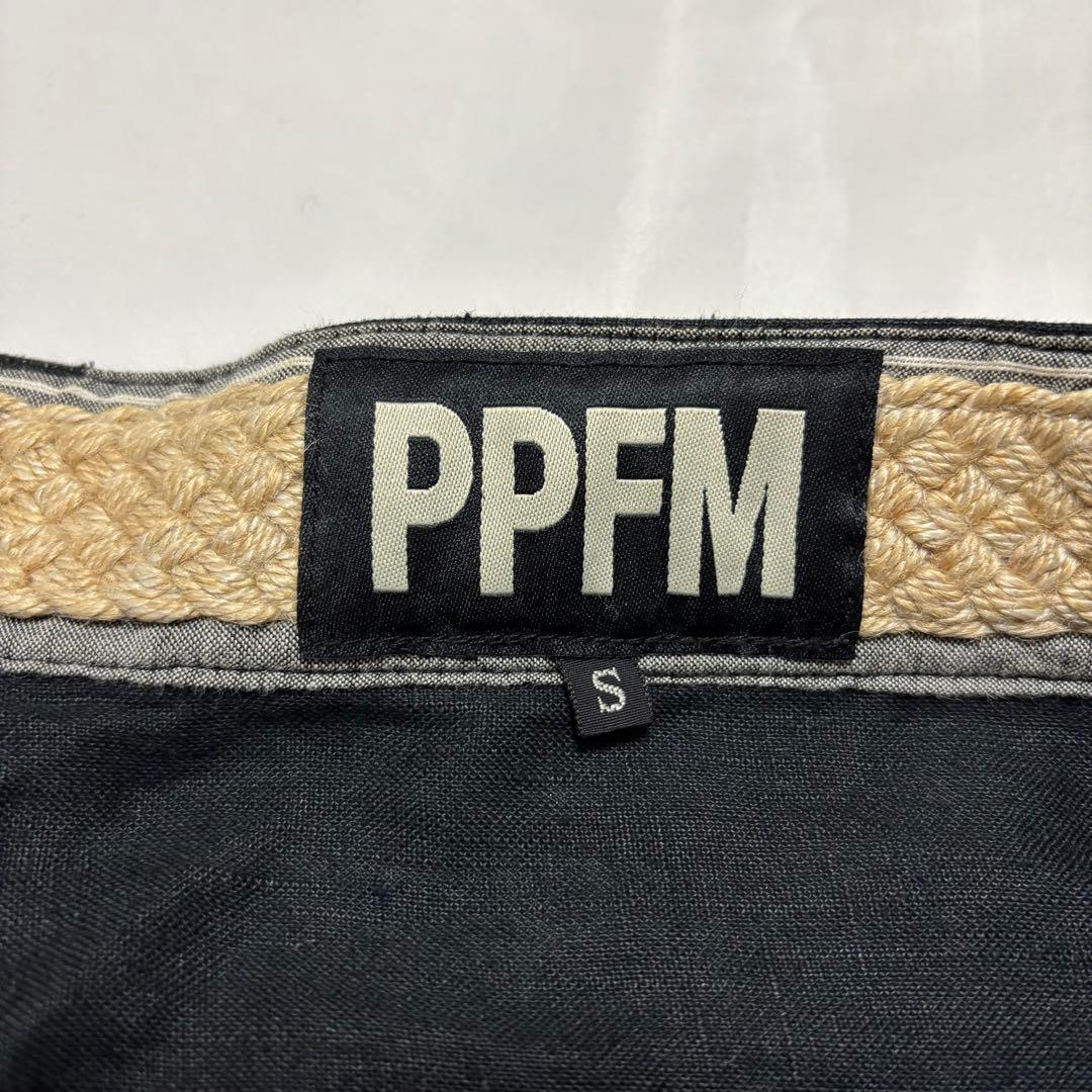 PPFM リネン 麻 サルエルパンツ