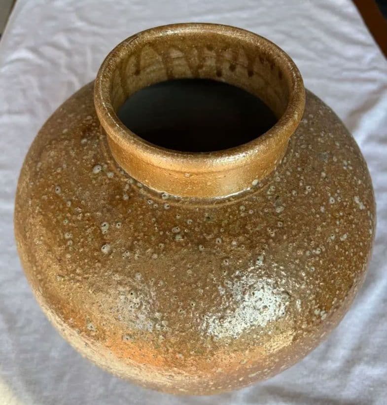 信楽焼 花瓶 生花陶器 アンティーク置物