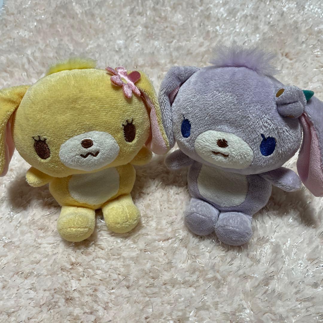 サンリオ シュガーバニーズ はなうさ ブルーベリーうさ ぬいぐるみ♡ サンリオ シュガーバニーズ はなうさ ブルーベリーうさ ぬいぐるみ