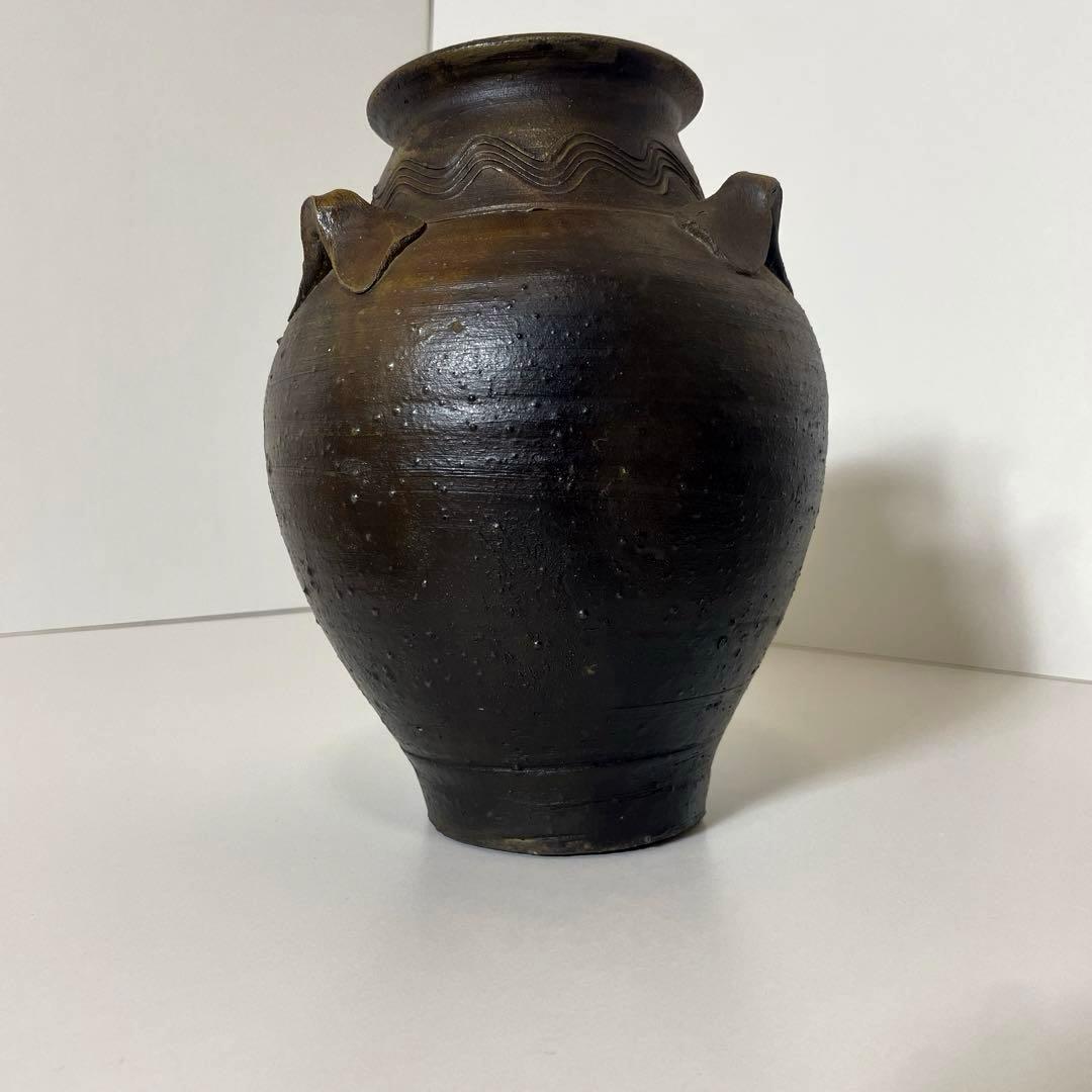 #XG330時代物・呂宋壺・三耳壺・茶壺・茶道具・骨董・アンティーク