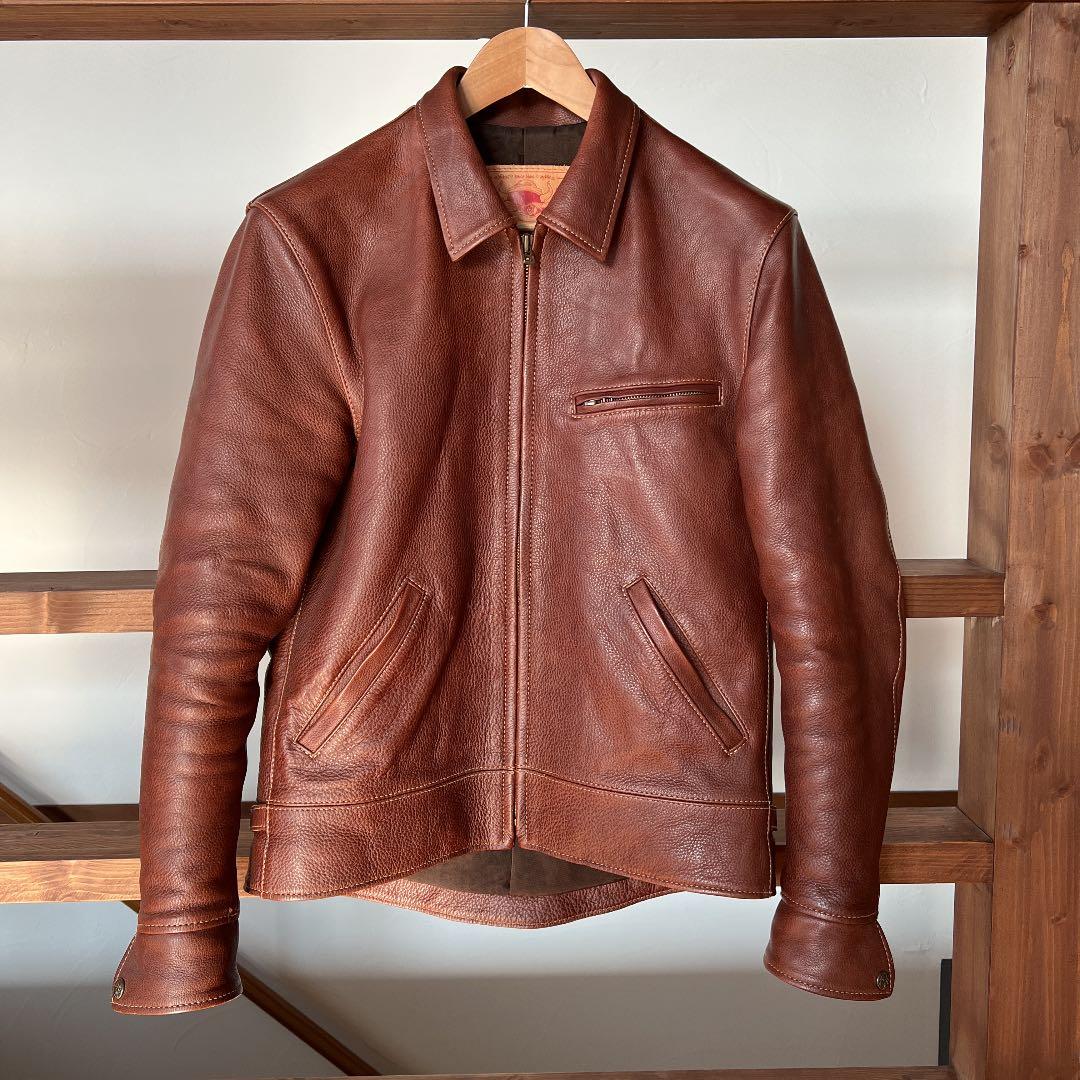 ショップ レザージャケット 天神ワークス JS02 天神ワークス JS02 38